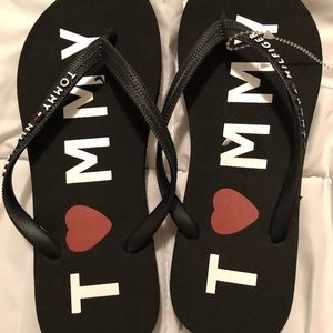 New TOmmy Hilfiger flip flops